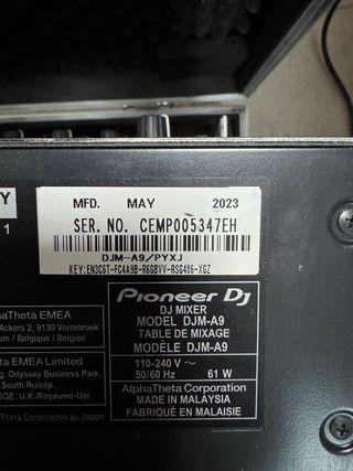 Pioneer DJM-A9 Mesa Mezclas Profesional