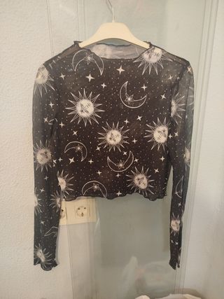 Camiseta Malla Estrellas y Lunas