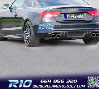 DIFUSOR AUDI A5 B8 B81 COUPE CABRIO 07-11 LOOK DTM RIEGER
