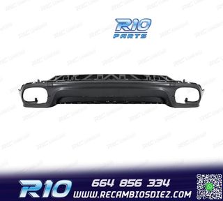 PARAGOLPES TRASERO PORSCHE CAYENNE 958 14-17 LOOK TURBO