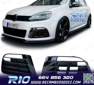 REJILLAS VOLKSWAGEN VW GOLF 6 09-12 LOOK R20 NEGRO BRILLO