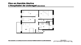 Piso en venta en Bellvitge en Hospitalet de Llobregat, L´