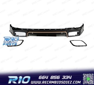 DIFUSOR PORSCHE PANAMERA 24-25 NEGRO BRILLO
