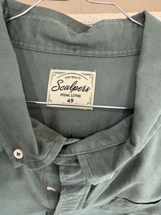 Camisa Scalpers Talla grande 44 verde
