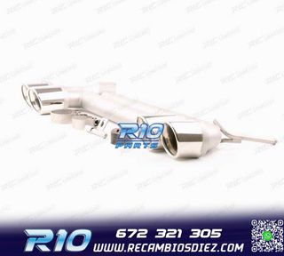 ESCAPE CON COLAS BMW F30 F31 11-18 LOOK M DOBLE