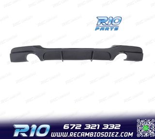 DIFUSOR BMW E90 E91 04-12 LOOK M PERFORMANCE NEGRO BRILLO