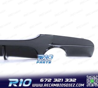 DIFUSOR BMW E90 E91 04-12 LOOK M PERFORMANCE NEGRO BRILLO