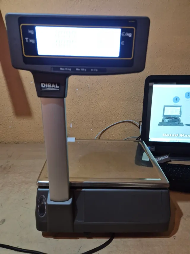 Balanza con BATERIA Dibal Wind ticket GARANTIA.