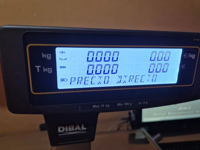 Balanza con BATERIA Dibal Wind ticket GARANTIA.