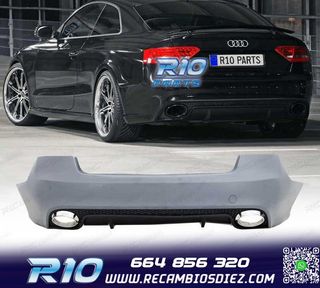 PARAGOLPES TRASERO AUDI A5 8T COUPE 07-15 LOOK RS5