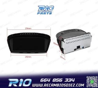 RADIO GPS ANDROID 12 PARA BMW SERIE 3 E90 E91 E92 E93 SERIE
