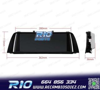 RADIO GPS ANDROID 12 PARA BMW F10 F11 10-12 CIC