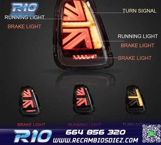 PILOTOS LED MINI COOPER R56 R57 07-14 ROJO