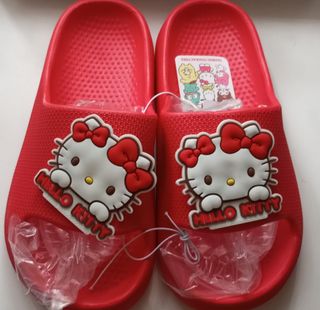 Sandalias Hello Kitty Rojas Originales