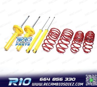 KIT SUSPENSIÓN DEPORTIVA PARA FIAT