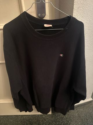 Sudadera Champion Negra Talla L