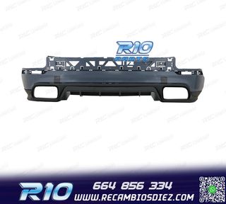PARAGOLPES TRASERO PORSCHE CAYENNE 18-23 + DIFUSOR LOOK TURB