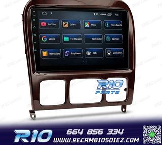 RADIO GPS ANDROID 13 PARA MERCEDES CLASE S W220 98-05