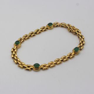 Pulsera Oro 18K, Tipo Cartier, 12.01gr, 17cm