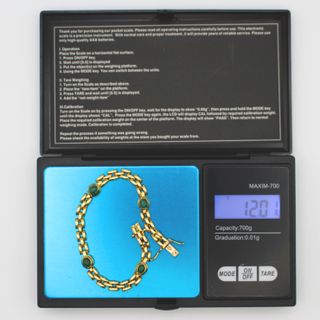 Pulsera Oro 18K, Tipo Cartier, 12.01gr, 17cm