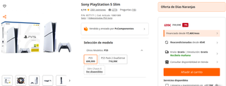 PlayStation 5 Slim Blanca