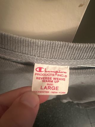 Sudadera Champion Gris