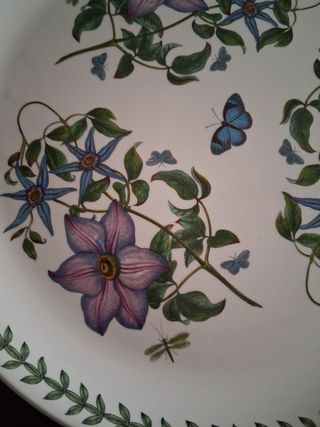 Piatto Portmeirion 35cm Fiori e Farfalle