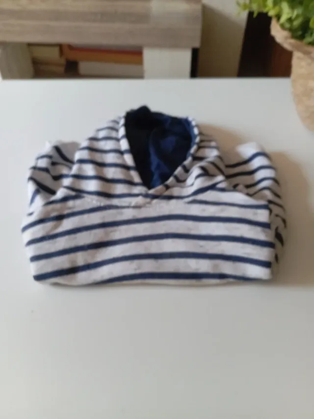 Sudadera niño rayas