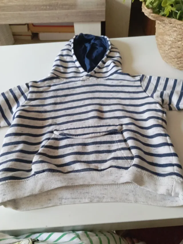 Sudadera niño rayas