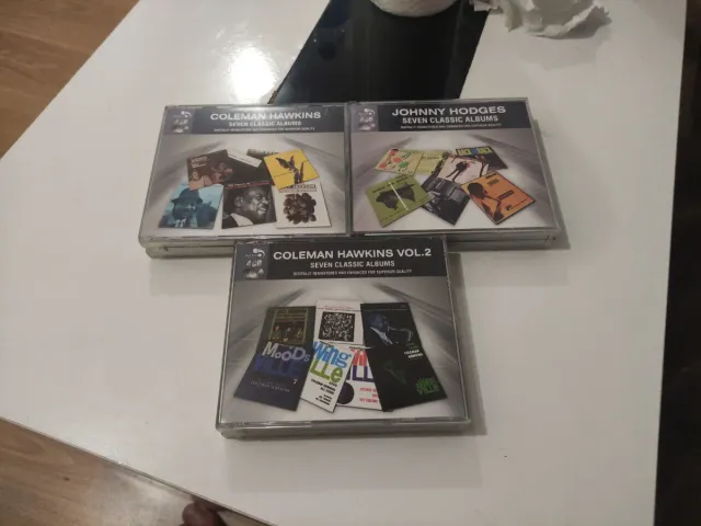 3 CDs Jazz: Coleman Hawkins & Johnny Hodges