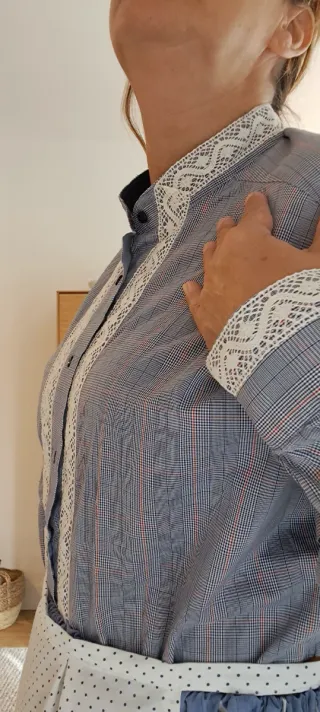 Camisa L -XL regional, casera,.aldeana,huertana