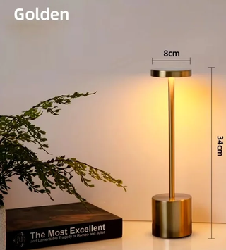 Lampada LED Touch Ricaricabile USB Oro