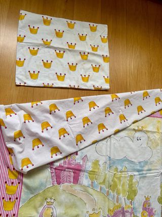 Funda nórdica infantil princesas  reversible