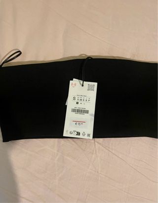 Top Zara Negro Talla S