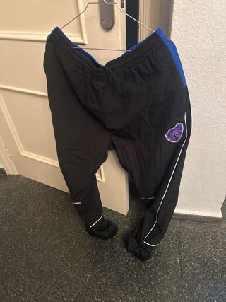 Pantalón chándal Palace negro y azul