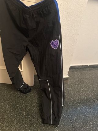 Pantalón chándal Palace negro y azul