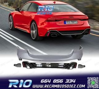 PARAGOLPES TRASERO AUDI A7 18- LOOK RS PDC