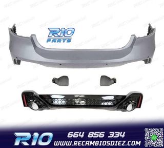 PARAGOLPES TRASERO AUDI A7 18- LOOK RS PDC
