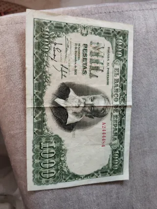 Billete 1000 Pesetas España 1951