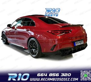 DIFUSOR MERCEDES CLA C118 19- AMG NEGRO BRILLO + COLAS ESCAP