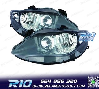 FAROS PARA SEAT IBIZA VI 09-12 FONDO NEGRO
