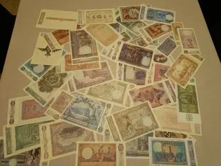 Billetes antiguos sin reproducciones. Espaloles