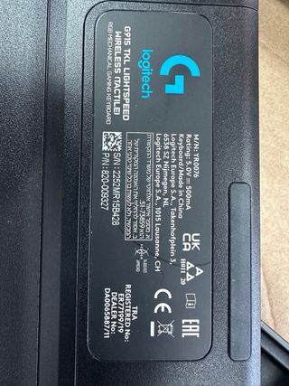 Logitech G915 LIGHTSPEED TKL Teclado #15B428