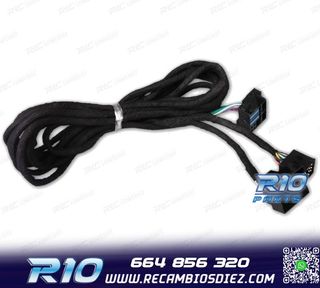 CABLE DE 6 METROS ISO COCHES PARA BMW CON CONEXIÓN EN EL MA