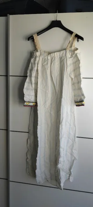 Vestido Ibicenco Algodón Talla Única