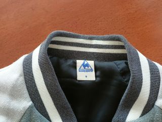 Chaqueta Le Coq Sportif Gris y Beige