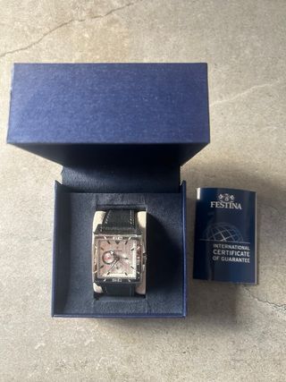 Reloj Festina Hombre Negro/Plateado