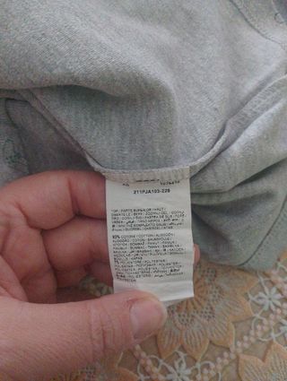 Pigiama bambino grigio con fantasia 9/10 anni