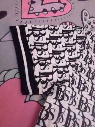 Polo Black Sounds Blanco Talla M Nuevo