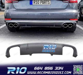 DIFUSOR AUDI A4 B9 16-19 LOOK S4